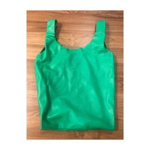 Baggu leather tote bag